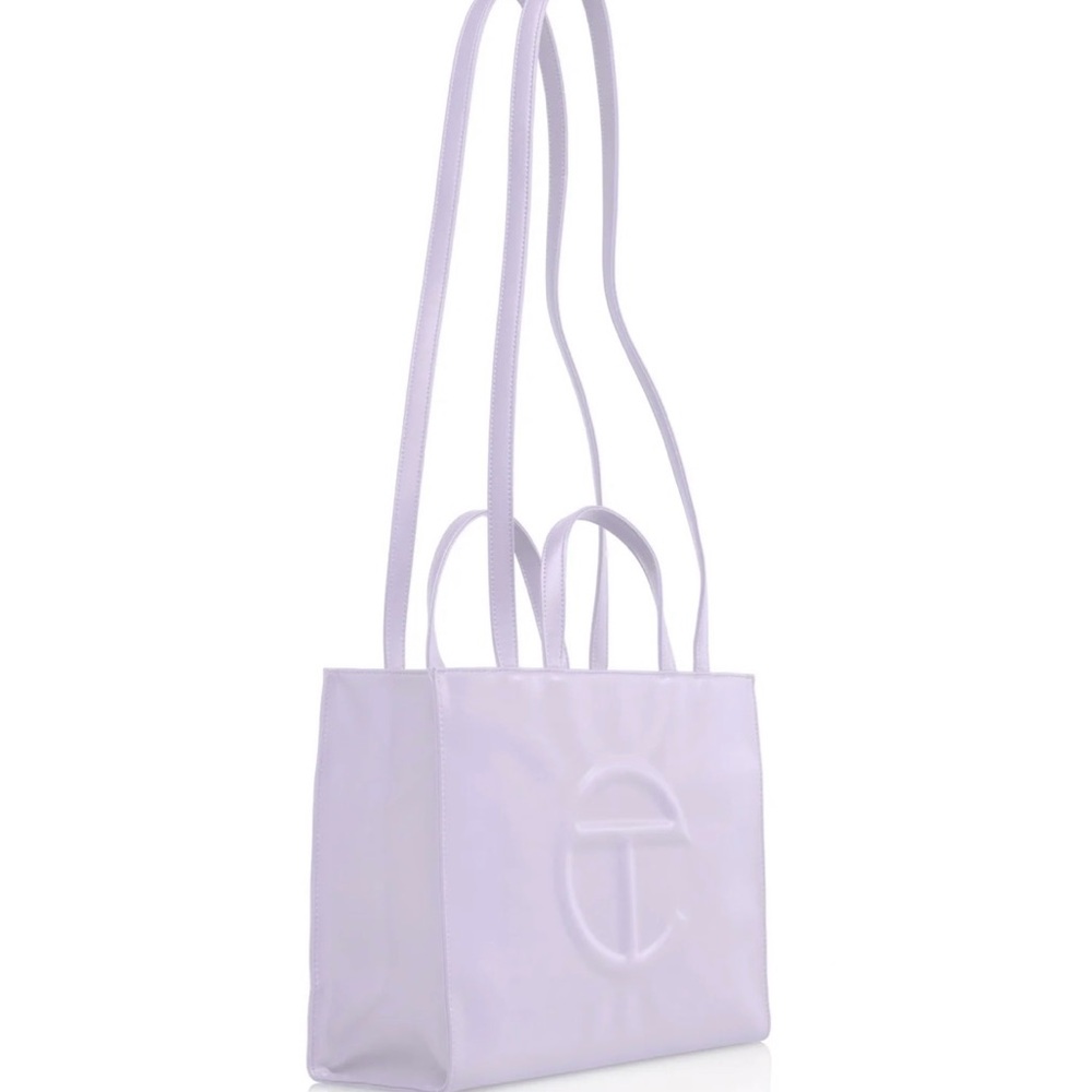 Telfar lilac Shopping Bag
